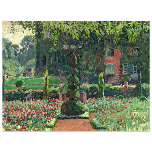 Garden In Summer by Theo van Rysselberghe (1924) – art poster