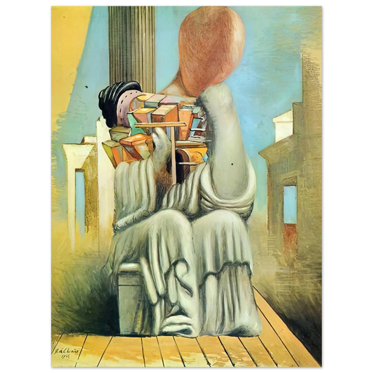 The Terrible Games by Giorgio de Chirico (1925) – art poster