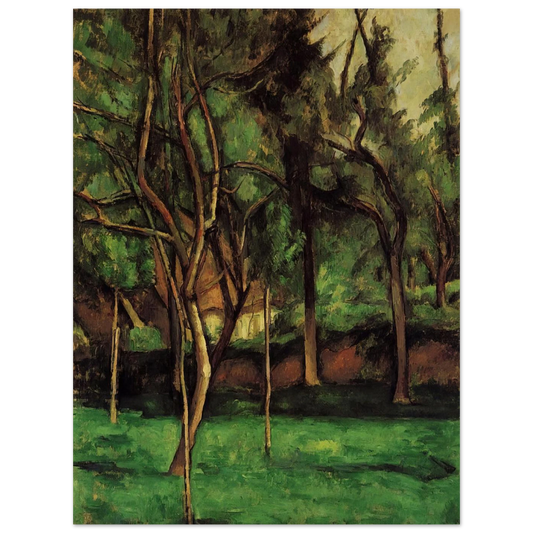 Orchard by Paul Cézanne – art poster, view 2