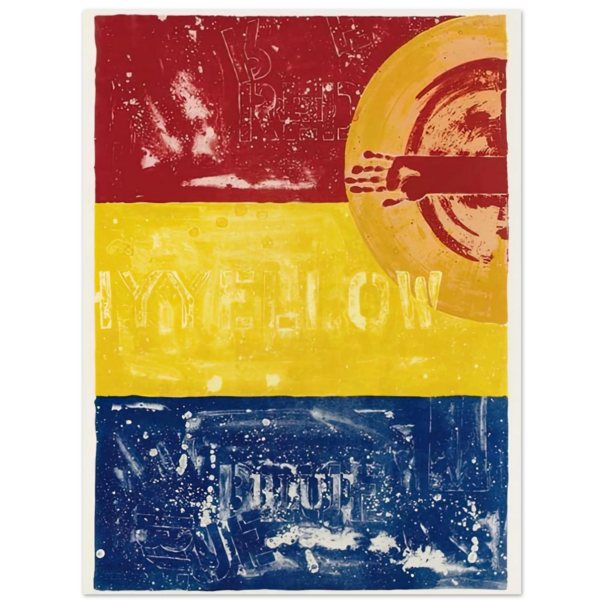 Periscope I Ulae 200 by Jasper Johns – art poster, view 2