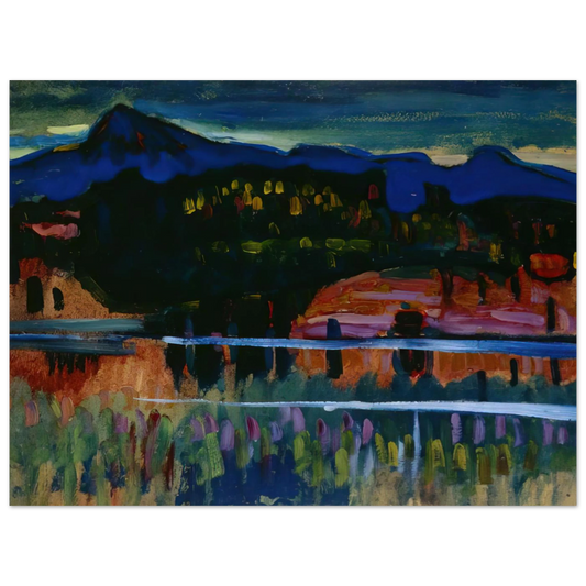 Murnau Am Staffelsee by Wassily Kandinsky (1908) – art poster, view 2