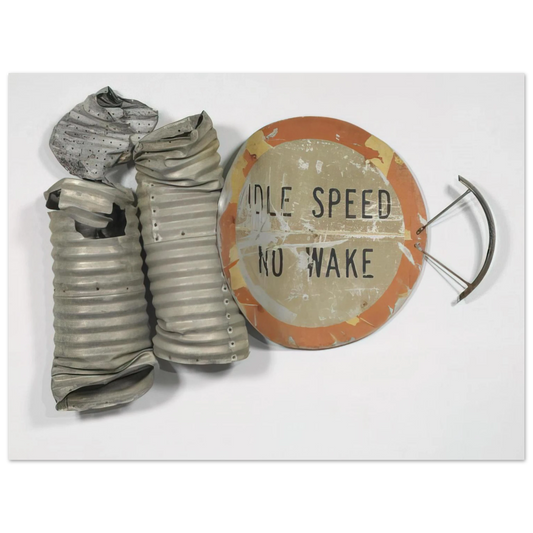 No Wake Glut by Robert Rauschenberg (1986) – art poster, view 2