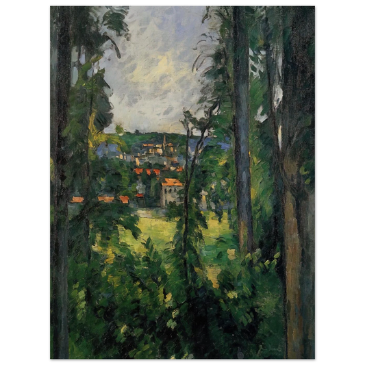 Auvers. View From Nearby by Paul Cézanne – art poster, view 2