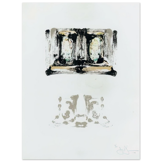 Ale Cans Ulae 152 by Jasper Johns – art poster, view 2
