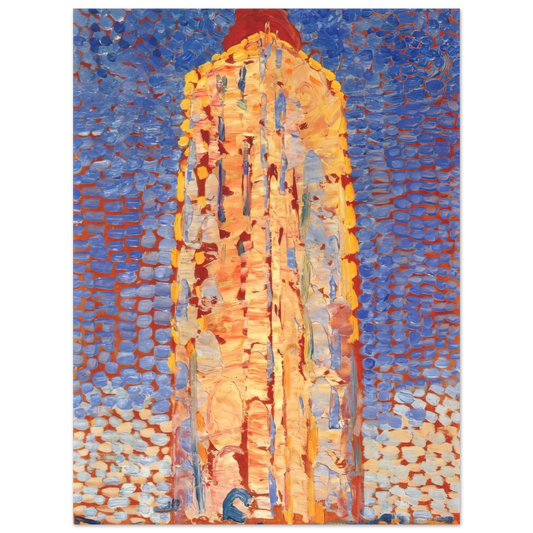 Lighthouse In Westkapelle by Piet Mondrian – art poster