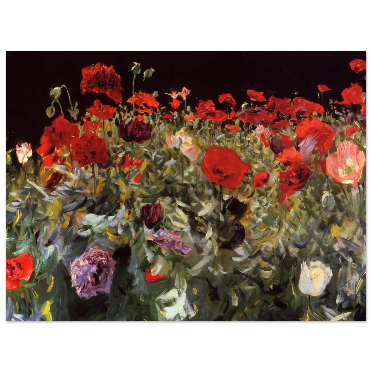 Poppies by John Singer Sargent – art poster, view 2