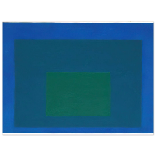 Study For Homage To The Square Beaming by Josef Albers (1963) – art poster