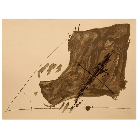 Angle Et Taches by Antoni Tapies (1968) – art poster