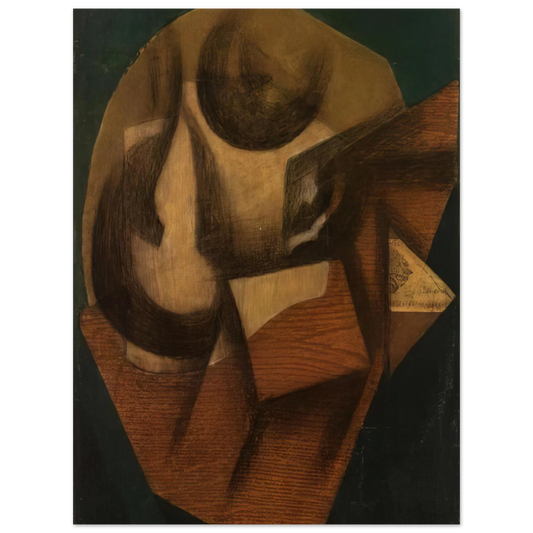 The Glass by Juan Gris (1914) – art poster, view 2