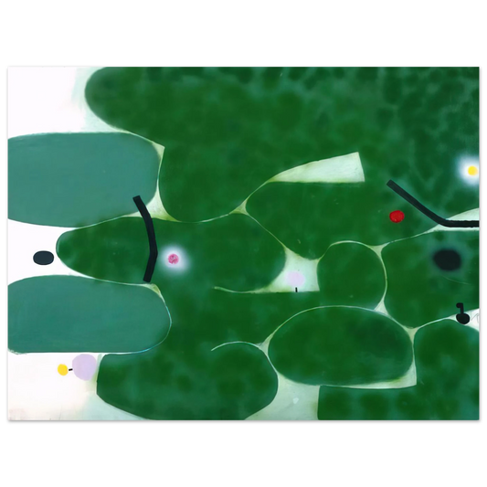 The Green Earth by Victor Pasmore (1980) – art poster