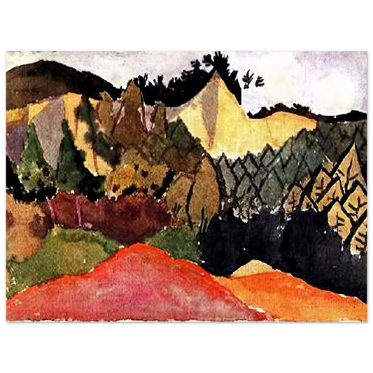 In The Quarry by Paul Klee – art poster, view 2