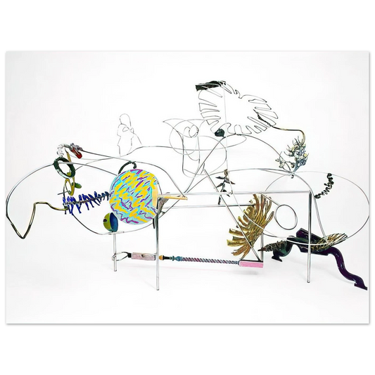 Grande Nature Morte by Nancy Graves (1987) – art poster