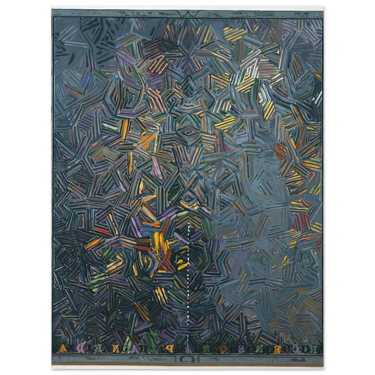 Dancers On A Plane by Jasper Johns (1981) – art poster