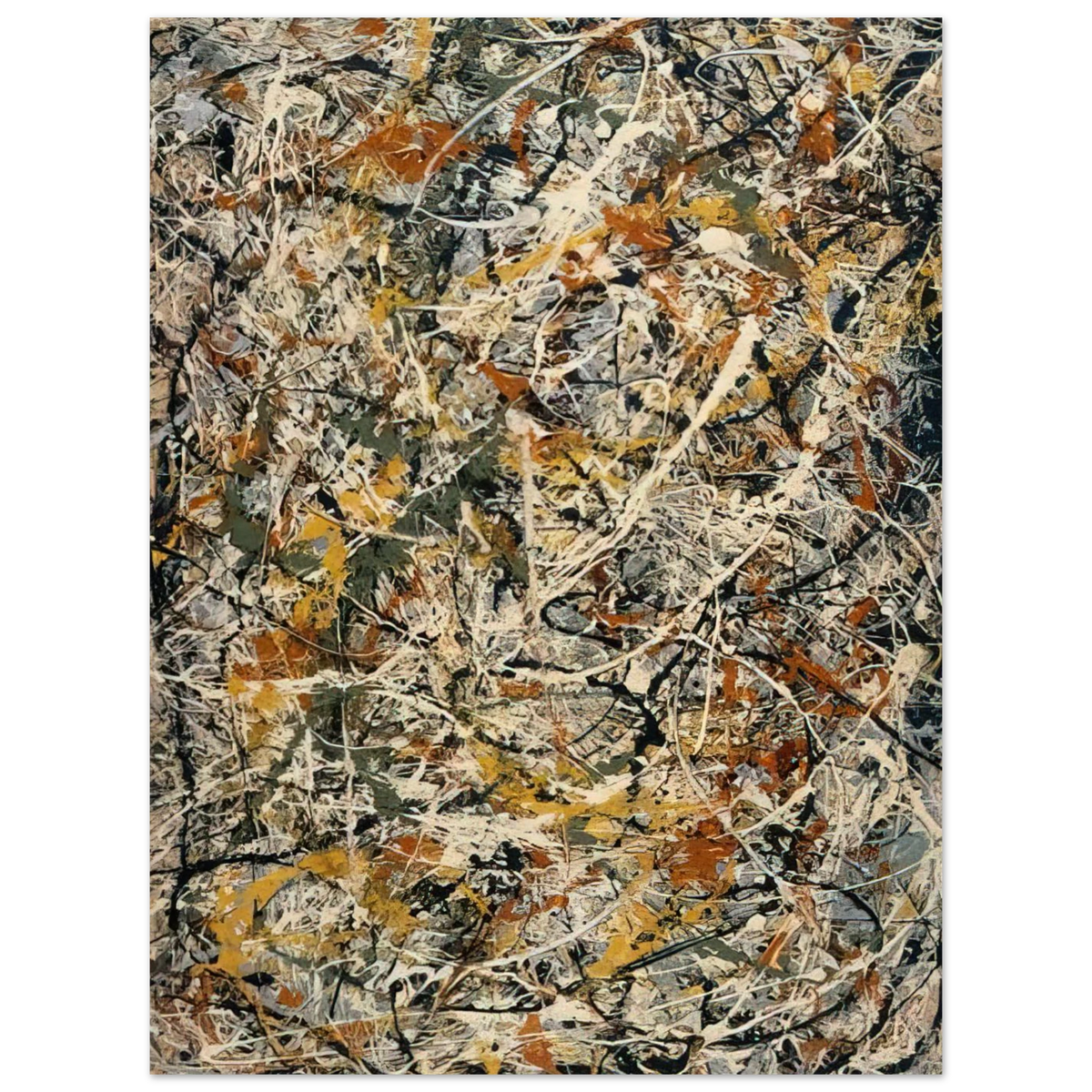 Number 3 by Jackson Pollock – art poster, view 3
