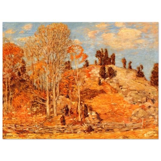 The Cedar Lot, Old Lyme by Childe Hassam – art poster