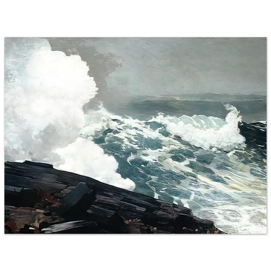 Northeaster by Winslow Homer – art poster, view 2