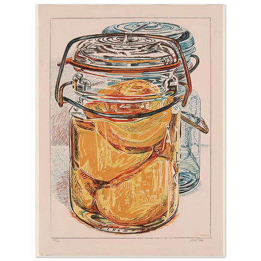 Preserved Peaches by Janet Fish (1975) – art poster, view 2