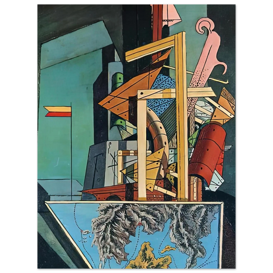 The Melancholy Of Departure 1 by Giorgio de Chirico (1916) – art poster