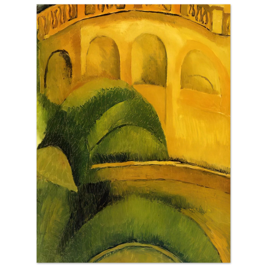 Arcades At l'Estaque by Raoul Dufy (1908) – art poster, view 2