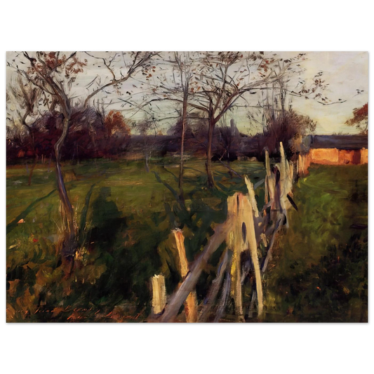 Home Fields by John Singer Sargent – art poster, view 2