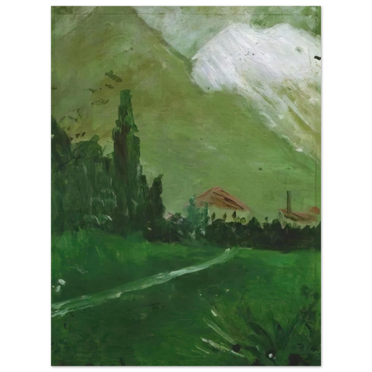 Landscape Near Figueras by Salvador Dali – art poster, view 2
