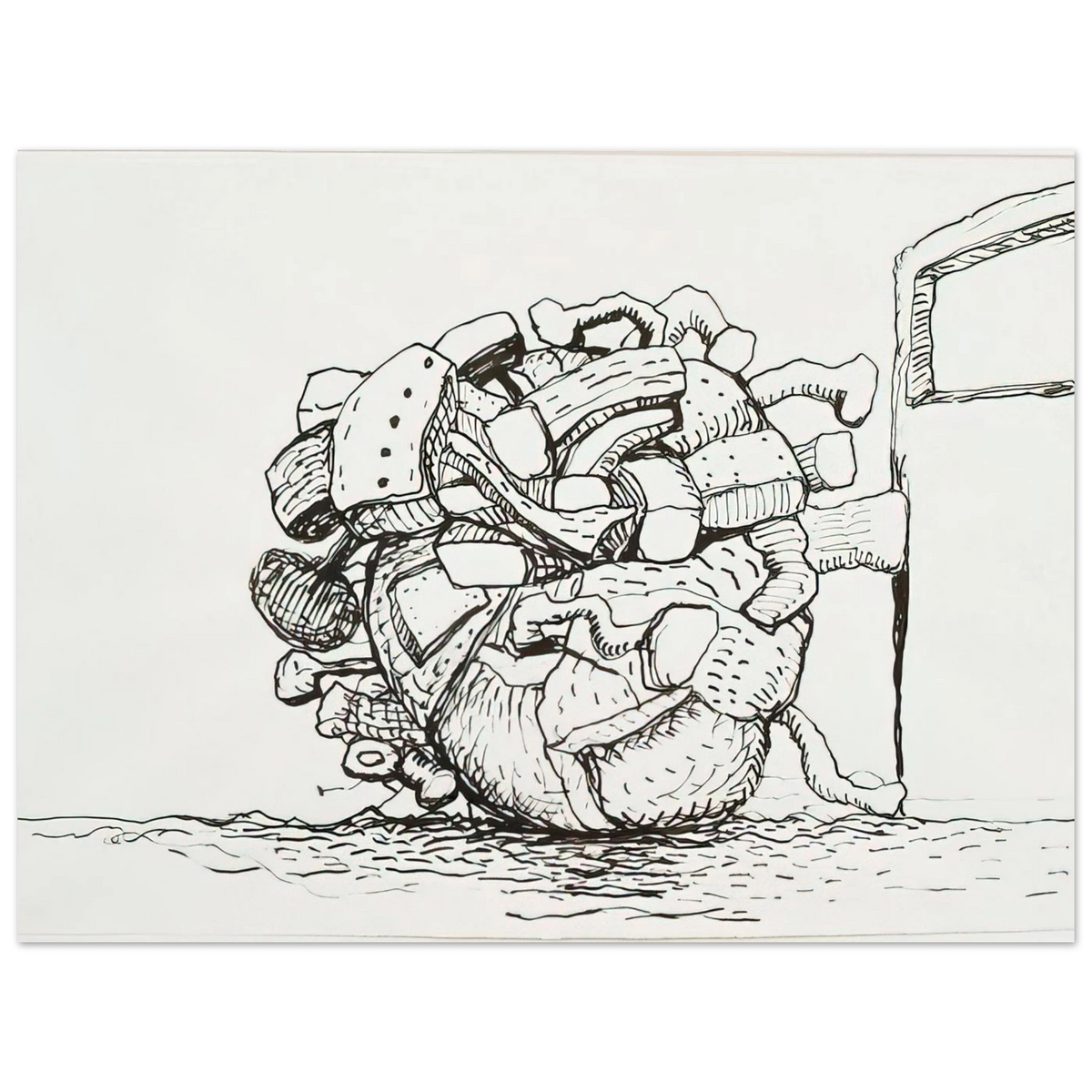 Untitled 1 by Philip Guston – art poster, view 2
