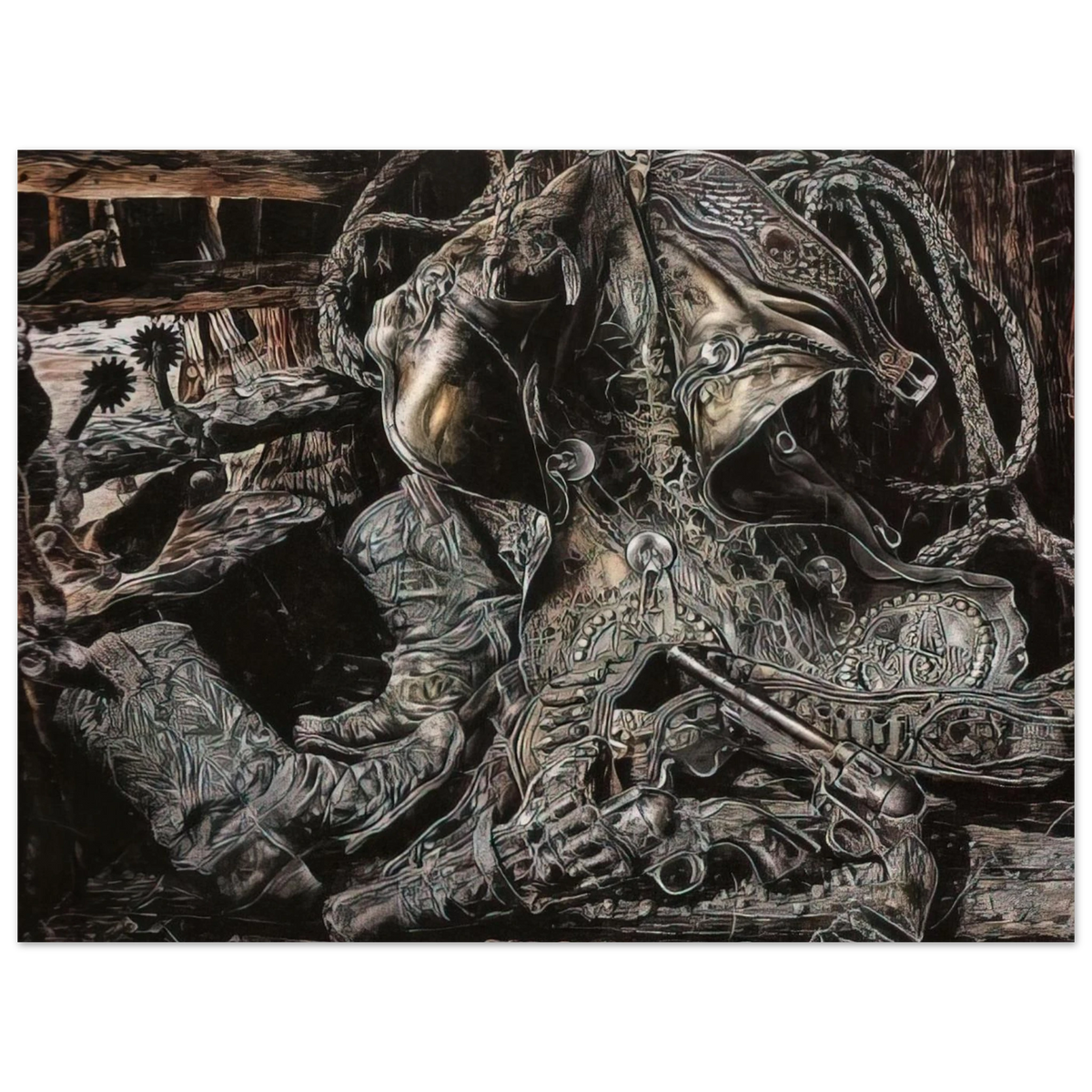 Noname 8 by Ivan Albright – art poster, view 2
