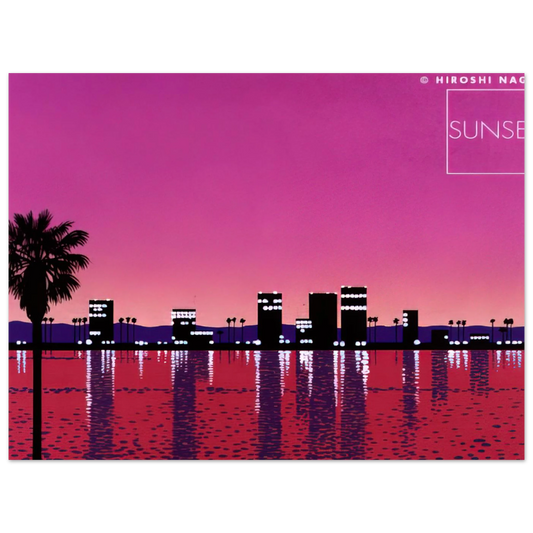 Sunset No. 9 by Hiroshi Nagai – art poster, view 2