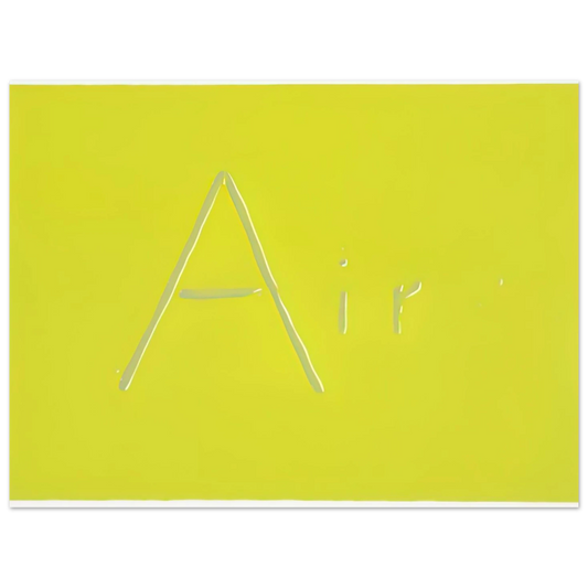 Air by Edward Ruscha (1969) – art poster