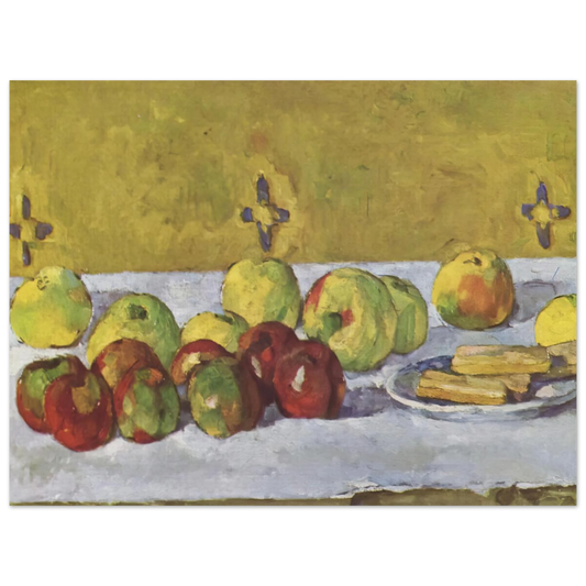 Still Life With Apples And Biscuits by Paul Cézanne – art poster, view 2