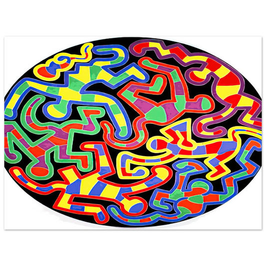 Monkey Puzzle by Keith Haring (1988) – art poster, view 2