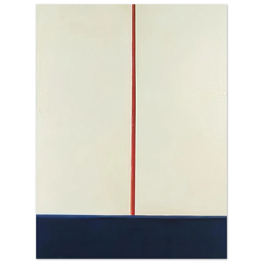 Komposition Blau Rot Auf Weiss by Blinky Palermo (1965) – art poster, view 2