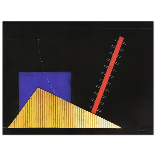 Il Mercante Di Cuori Bozzetto Di Scena by Enrico Prampolini (1927) – art poster