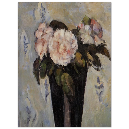 Dark Blue Vase by Paul Cézanne – art poster