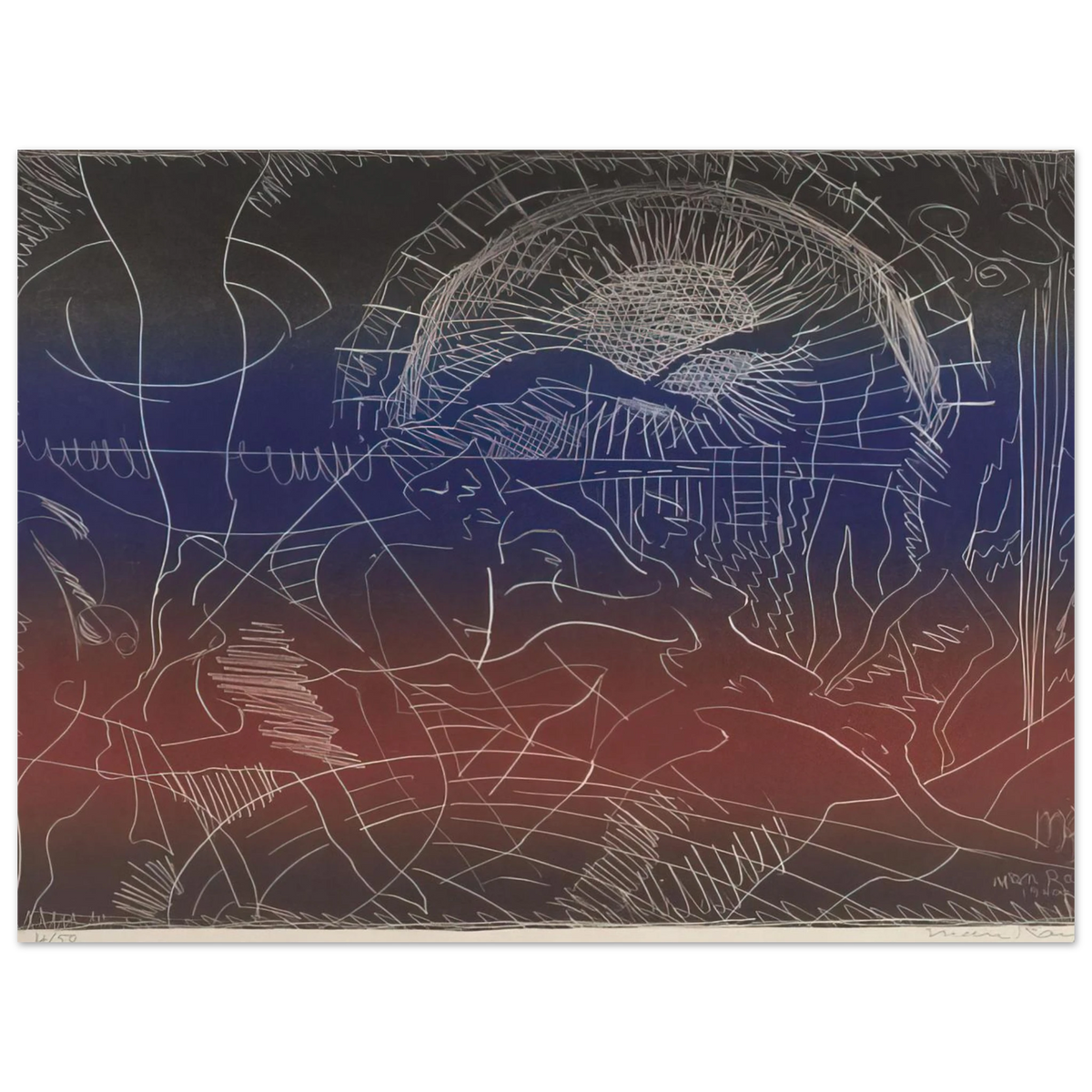 Untitled Abstract by Man Ray – art poster, view 2