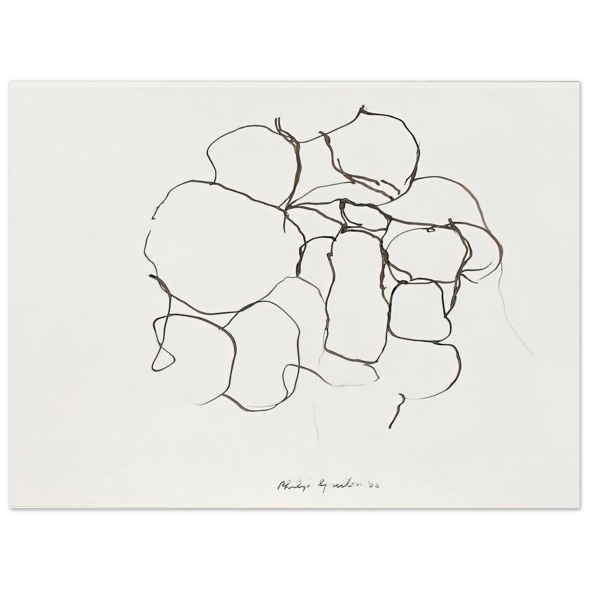 Untitled 5 by Philip Guston – art poster, view 2