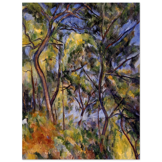 Forest by Paul Cézanne – art poster, view 2
