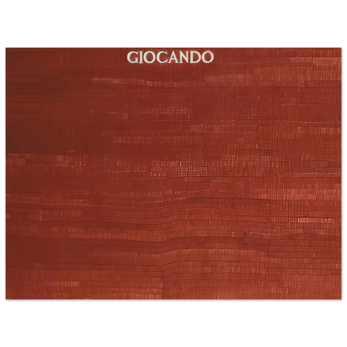 Giocando by Alighiero Boetti – art poster