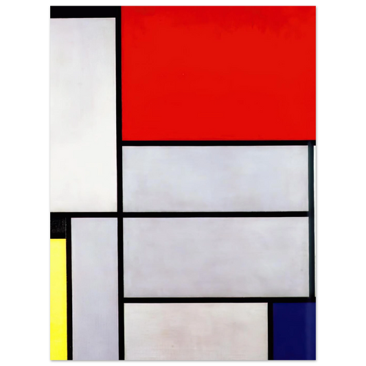 Tableau I by Piet Mondrian – art poster, view 2