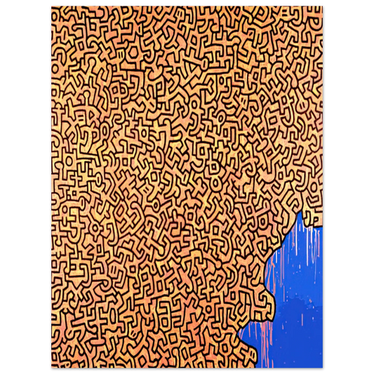 Brazil by Keith Haring (1989) – art poster