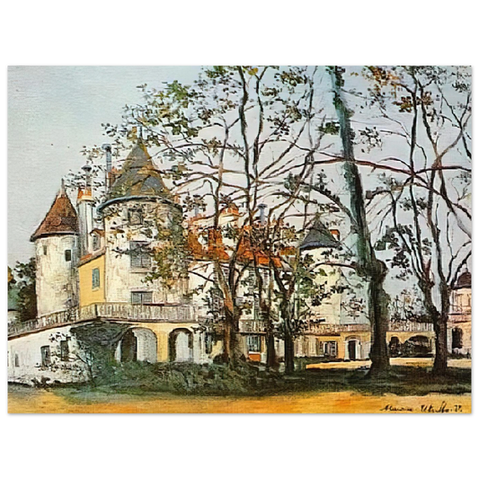 The Castle by Maurice Utrillo – art poster