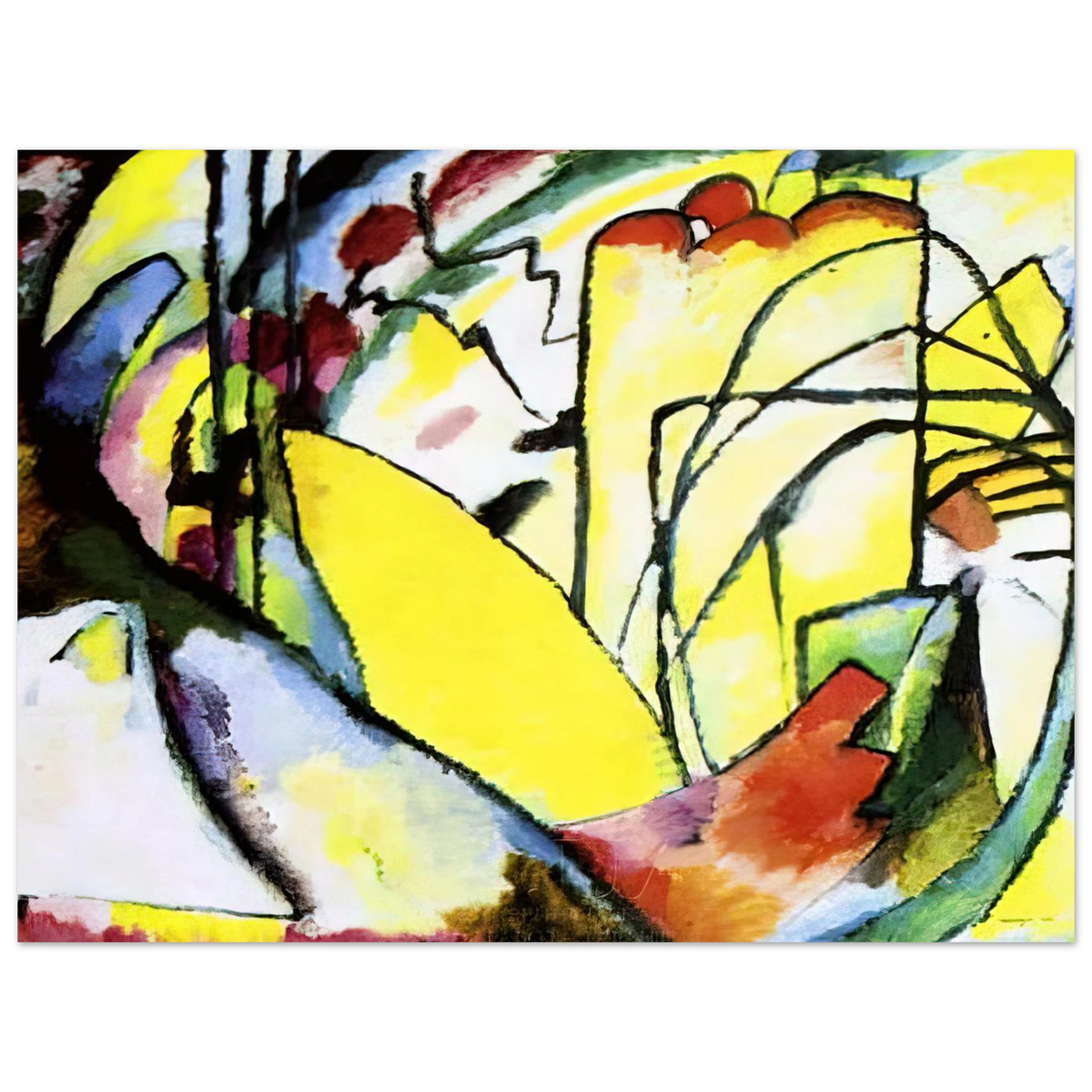 Improvisation 10 by Wassily Kandinsky (1910) – art poster, view 2