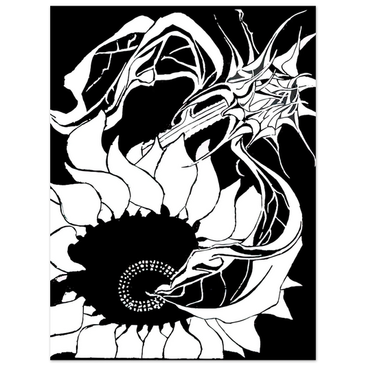 Sunflowers by M.C. Escher – art poster