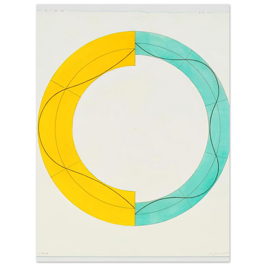 Split Ring Image by Robert Mangold (2008) – art poster