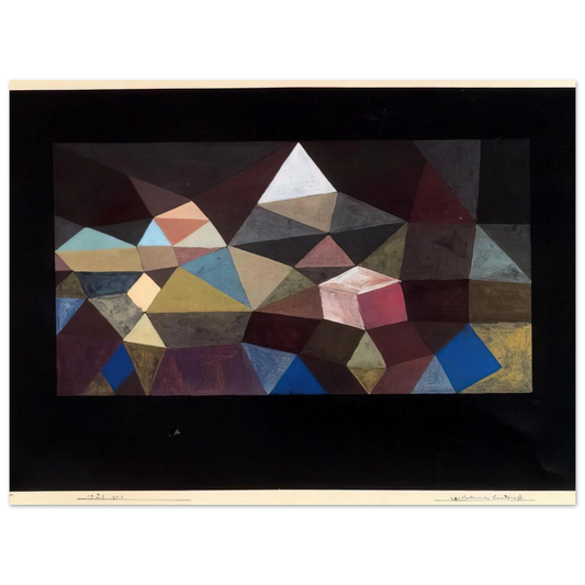Crystalline Landscape by Paul Klee (1929) – art poster, view 2