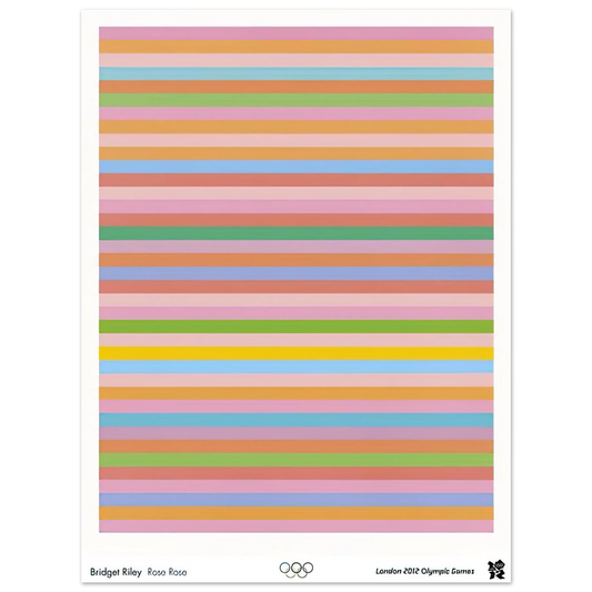 Rose Rose London Olympic Games Poster by Bridget Riley (2012) – art poster, view 2