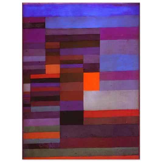 Fire Evening by Paul Klee (1929) – art poster