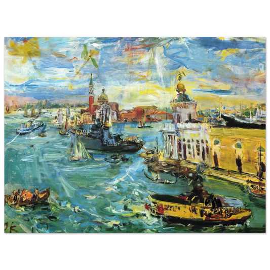 Venice Dogana by Oskar Kokoschka (1948) – art poster