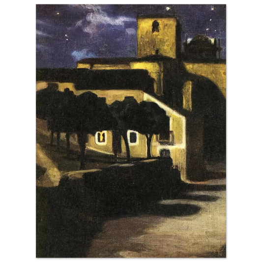 Night Scene In Avila by Diego Rivera (1907) – art poster
