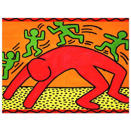 Untitled 2 by Keith Haring (1982) – art poster